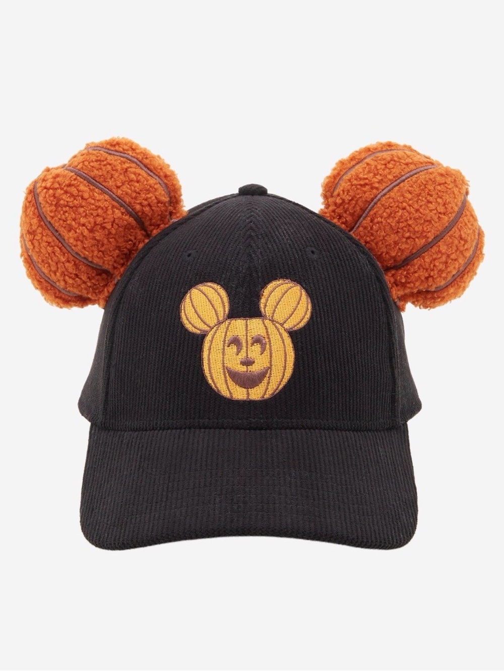 New Disney Mickey Mouse Pumpkin 3D Ear Dad Cap - Picture 2 of 4